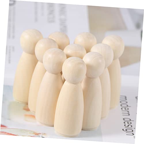 KONTONTY Unfinished Wooden Dolls s en Unfinished Wood Peg Dolls