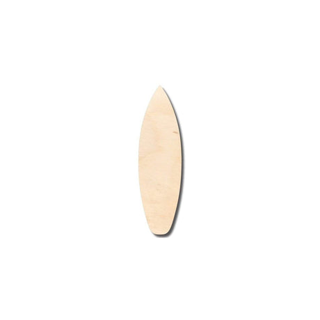 Unfinished Wood Surfboard Shape - Surfing - Ocean - Beach - Nursery - Craft - up to 24" DIY 6" / 1/4" 24 Hour Crafts