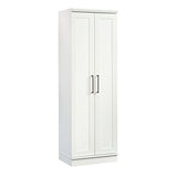 Sauder HomePlus Storage Pantry cabinets, L: 23.31" x W: 17.01" x H: 70.91", Soft White finish Sauder