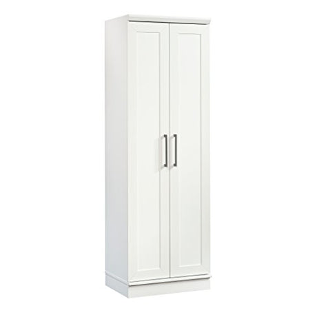 Sauder HomePlus Storage Pantry cabinets, L: 23.31" x W: 17.01" x H: 70.91", Soft White finish Sauder