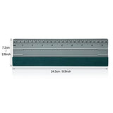 Gomake Vinyl Wrap Squeegee for Vinyl with Ruler and Micro-Fiber Felt Edge Vinyl Applicator Squeegee Sign-Making Graphic Wallpaper Film Installation Gomake