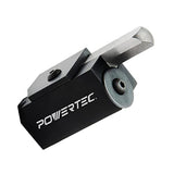 POWERTEC 71036 Squaring Chisel w/Premium Grade HSS Blade | Hinge Recess Corner Wood Chiseling Tool POWERTEC
