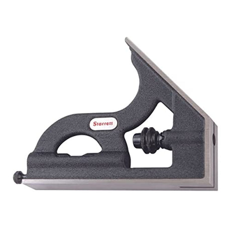 Starrett Square Head for 12"/300mm and Larger Combination Squares, Combination Sets, and Bevel Protractors - Black Wrinkle Finished, Cast Iron Steel Starrett