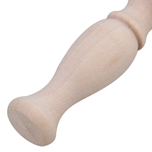 RDEXP 7.2x1.8cm Beech Unpainted Unfinished Wood Craft Spindles for Home Restaurant Decor Repair Decoration Set of 20 RDEXP