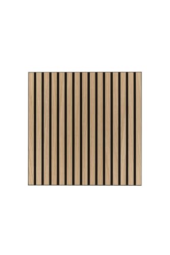SOOMJ Acoustic Wood Wall Veneer Slat Panels - Soundproof Paneling | Wall Panels for Interior Wall Decor | Luxury Wood Veneer Panel | 0.86” Depth