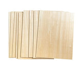 9 Pack 1/16 X 9 X 12 Inch Thin Basswood Plywood Sheets for Crafts Cregugua