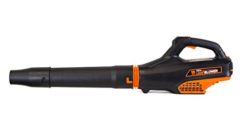 WEN Cordless Electric Leaf Blower, Brushless with 40V Max 2Ah Battery and Charger (40410), Black WEN