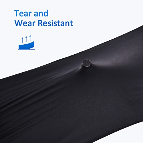 Schneider Nitrile Exam Gloves, Black, Large, 100-ct Box, 4-mil, Latex-Free, Powder-Free, Food-Safe (NBFK7103) Schneider