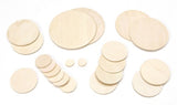 Darice 9160-34 Big Value Wood Cutout, Circle Darice