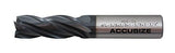 Accusize Industrial Tools 5/8'' Dia x 5/8'' Shank Dia M42 (8% Cobalt) Tiain Finishing End Mill, CNC, Center Cutting, 6800-4061 Accusize Industrial Tools