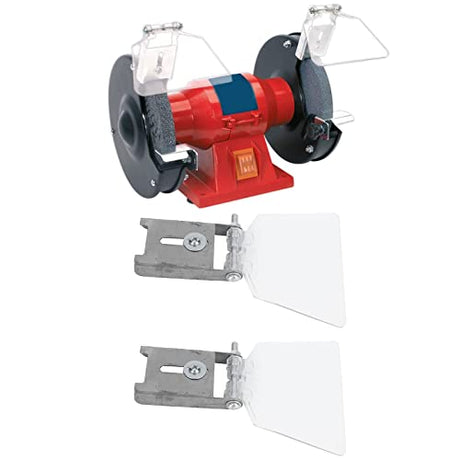 Longzhuo Eye Shields for Bench Grinder, 2Pcs Bench Grinder Guards, Bench Grinder Safety Shields, 304 Stainless Steel Case Tool, Shield Attachment Longzhuo