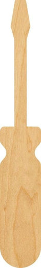 3 Pcs Screwdriver Supply 3" Wooden Shape Ornaments Unique Unpainted Smooth Surface Unfinished Laser Cutout Wood Sheets Boards for Crafts 1/8 Inch Generic