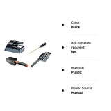 Metal Detecting and Treasure Hunting Tool Kit #2 Black Sand Scoop, Hand Trowel, Super Scooper, and Brass Probe - WoodArtSupply