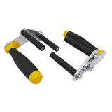Set of 2 Heavy Metal Gripper Handle Lifting Carrier, Labor Saving Handling for Drywall, Plaster Boards, Wood Panels, Drywall Plywood Sheet Generic