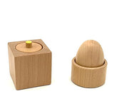 Leticia's Corner Set of Wooden Pincer Grasp and Egg Cup Puzzles, Pincer Puzzles, First Puzzles, Montessori Toys for 6 Months+, Fine Motor Skills Leticia's Corner