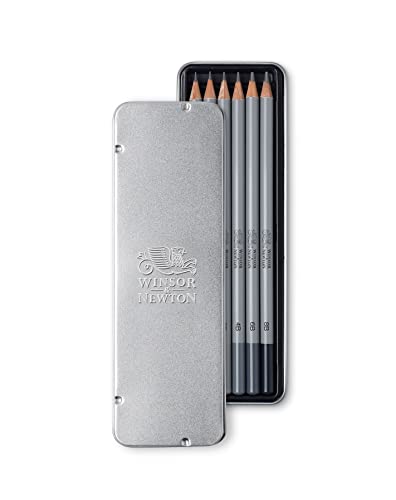 Winsor & Newton 6 Packs: 6 ct. (36 total) Studio Collection™ Graphite Pencil Tin Set - WoodArtSupply