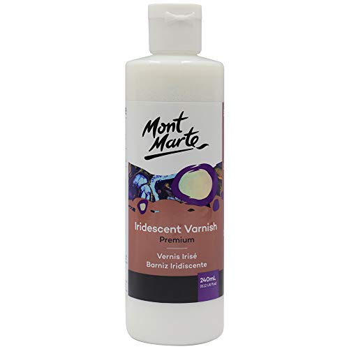 Mont Marte Premium Iridescent Varnish 8.1oz (240ml), Perfect for Acrylic Painting and Fluid Art - WoodArtSupply