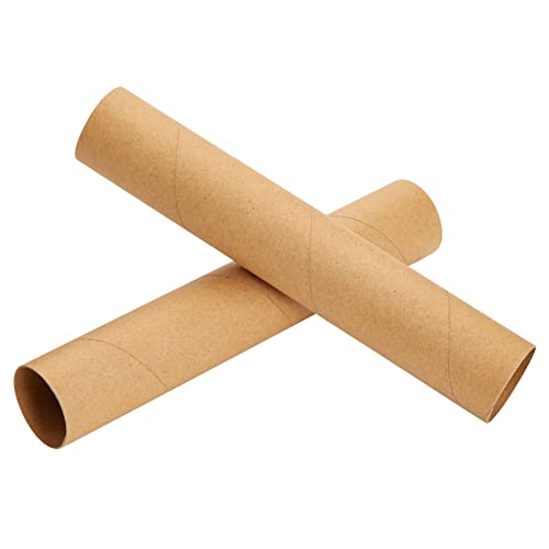 Bright Creations 24 Pack Brown Cardboard Tubes for Crafts, Empty Paper Towel Rolls for DIY Projects, Classrooms (1.7x10 in) Bright Creations