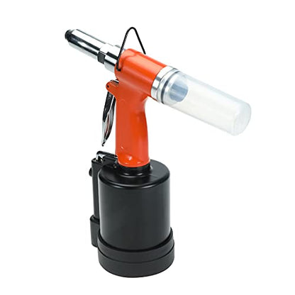 BTSHUB 1/4" Hydraulic Air Rivet Gun, Pneumatic Hydraulic Rivet Tool, Suitable for Dia 4mm - 6.4mm (0.16-0.25 in) Rivet - WoodArtSupply