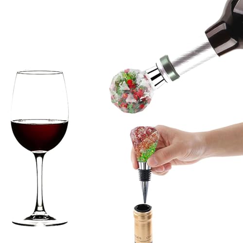 JOFAVIU 10 Pcs Resin Wine Bottle Stoppers Molds Set Accessories, Wine Stopper for Silicone Molds Epoxy Resin, Stopper Epoxy Resin Silicone Molds Set Jiofaviu