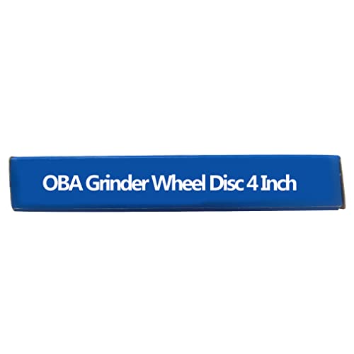 OBA Grinder Wheel Disc 4 Inch Wood Shaping Wheel, Wood Grinding Shaping Disk for Angle Grinders with 7/8” Arbor OBA