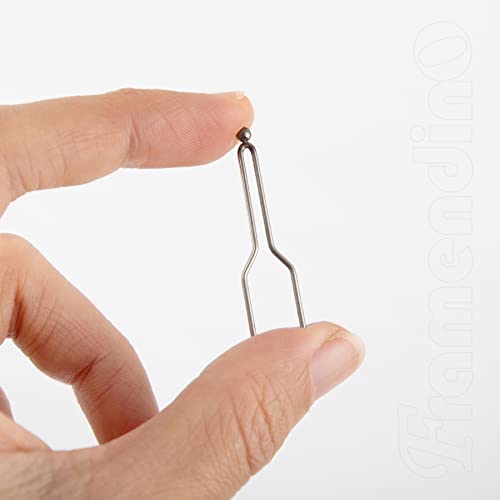 Framendino, 6 Pack Wood Burning Ball Tips Pyrography Wire Tip Adjustable Wood Burning Wire Nibs Replacement Wood Burning Tools for Pyrography Machine Framendino