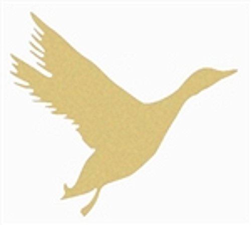 Duck Cutout Unfinished Wood Quack Bill Flying Duckling Goose Gander Animal MDF Shape Canvas Style 4 Diverse Woodworking