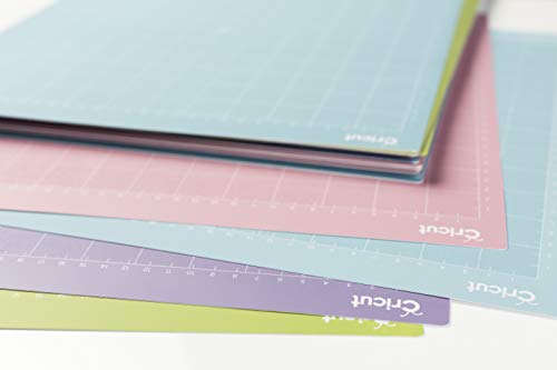 Cricut LightGrip Cutting Mats 12in x 12in, Reusable Cutting Mats for Crafts with Protective Film, Use with Printer Paper, Vellum, Light Cardstock &