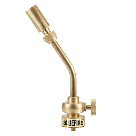 BLUEFIRE Solid Brass Jumbo Pencil Flame Gas Welding Torch Head Nozzle Upgraded Full Metal Version Fuel by MAPP MAP Pro Propane CGA600 Cylinder Bottle MR. TORCH
