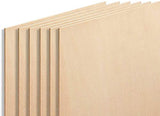3MM 1/8" x 12" x 20" Baltic Birch Plywood - B/BB Grade (6pk) Ready for Glowforge Laser Printers - Perfect for Arts and Crafts, School Projects and Anderson Plywood