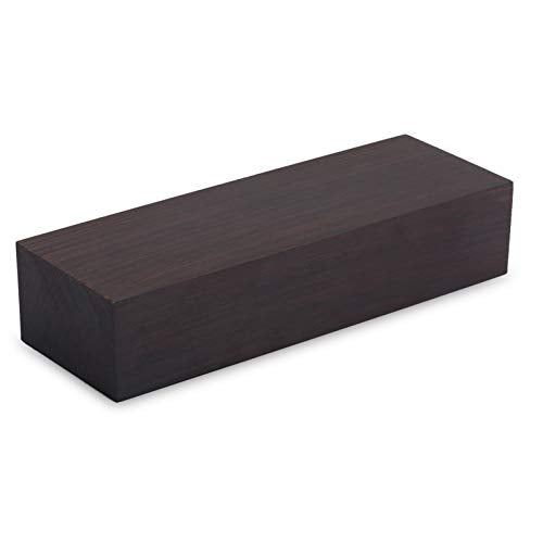 VGEBY DIY Ebony Wood Block, Ebony Wood Lumber Blank DIY Material for Music Instruments Handle Tools 12 * 4 * 2.5 Black Played Accessories Performance VGEBY