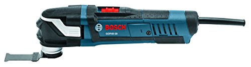 BOSCH Power Tools Oscillating Saw - GOP40-30C â€“ StarlockPlus 4.0 Amp Oscillating MultiTool Kit Oscillating Tool Kit Has No-touch Blade-Change