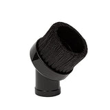 Shop-Vac 9061500 Round Brush Nozzle, Plastic Construction, Black in Color, 1-1/4 Inch Diameter Sleeve, (1-Pack) Shop-Vac
