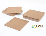 IVEI DIY MDF Coasters / Thin Wood Blanks / Keyrings / Magnets / Boxes for Painting, Decoupage, Resin Art Work & Decoration IVEI
