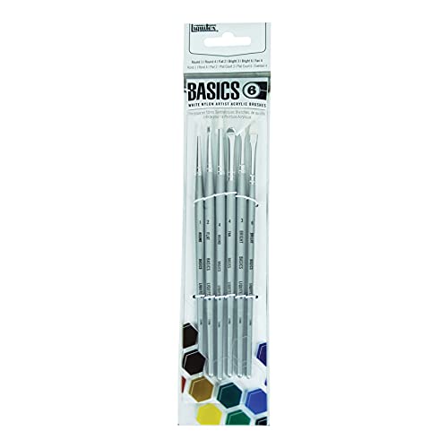 Liquitex BASICS Acylic Paintbrush, Set of 6 Liquitex