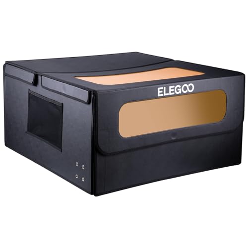 ELEGOO Enclosure for Laser Engraver & Cutter, Laser Engraver Protective Cover with Vent, Against Noise, for Phecda or All Laser, 29.52 * 29.52 * - WoodArtSupply