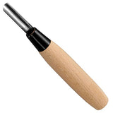 KAKURI Leather Corner Punch Tool 9mm Made in Japan, Professional Leather Cutter Knife Half-Round U Gouge, Sharp Japanese Carbon Steel Blade KAKURI