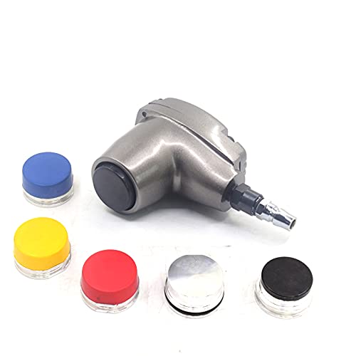 Air Palm Hammer Automatic Hammers Auto Handheld Pneumatic Hammer Dead Blow 1000 Stroke with 6 Tips Different Hardness Hammer Heads for Body Repair Jitterbug