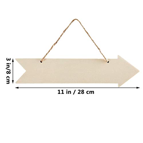 Samanter Blank Wood Sign for Crafts,Unfinished Wood Slices DIY Hanging Wood3pcs Samanter