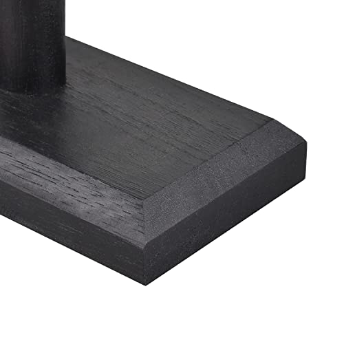 Ikee Design Wooden Jewelry Holder Display Stand for Selling, Bracelet Scrunchies Holder Display for Store, Showcase and Home, Antique Black Color, Ikee Design