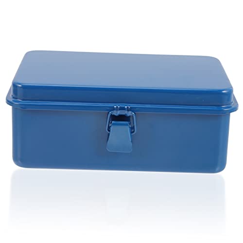 Uonlytech Box Portable Tool Box Mechanic Tool Box Tractor Implements Repairing Tool Box Portable Tool Box with Wheels Tool Chest Metal Tool Case Iron Uonlytech