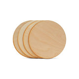 Wood Plywood Circles 6 inch, 1/8 Inch Thick, Round Wood Cutouts, Pack of 5 Baltic Birch Unfinished Wood Plywood Circles For Crafts, By Woodpeckers Woodpeckers
