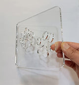 Double Paw Print Router Template, Router Inlay Template,Woodworking Router Template Tracing Guide (5.75" x 4.75") Yuxuanish