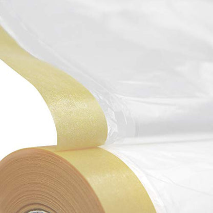 MyLifeUNIT Tape and Drape, Assorted Masking Paper for Automotive Painting Covering (66-Feet, 3 Sizes) - WoodArtSupply