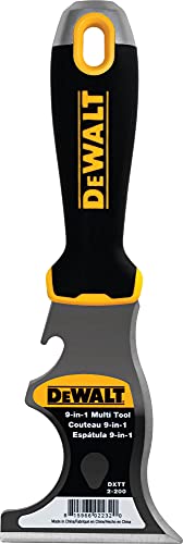DEWALT 9-in-1 Painter's Tool | Carbon Steel w/Soft Grip Handle | DXTT-2-200 DEWALT