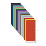 SPECUT XINPOCUT infusible Transfer Ink Sheets(21pcs/Set, 4.5'x12') - Solid Color Paper Sublimation for Cricut Mug Press, Silhouette Cameo or Heat SPECUT