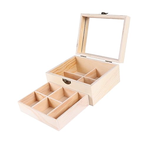 ABOOFAN Handmade Jewelry Box Jewelry Box Organizer - WoodArtSupply