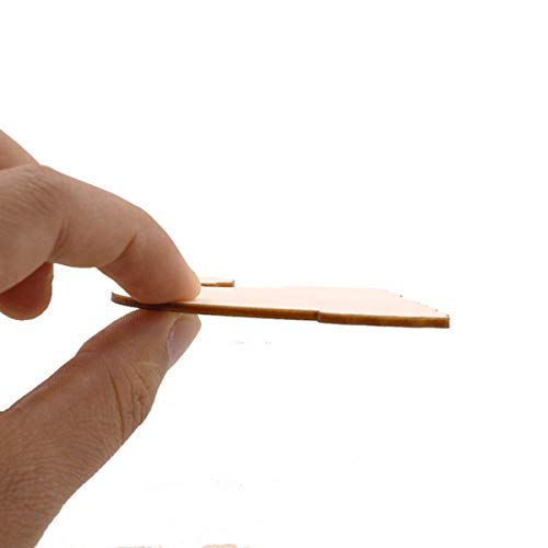 Abaodam 30Pcs Christmas Hat Shape Hanging Decor Wooden Santa Hat Hanging Ornaments Xmas Tree Hanging Pendants Unfinished Wood DIY Crafts with Rope Abaodam