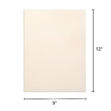 Frcctre 6 Pack 9 x 12 Inch Wood Canvas Panels, Unfinished Wooden Canvas Boards Wood Cradled Painting Panel Boards for Pouring, Art, DIY Crafts, Frcctre