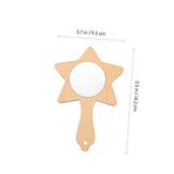 Operitacx 10pcs Small Wooden Mirror Table Top Mirror Travel Makeup Mirror Educational Toys Shatterproof Mirror for Kids Mini Mirrors for Crafts Operitacx